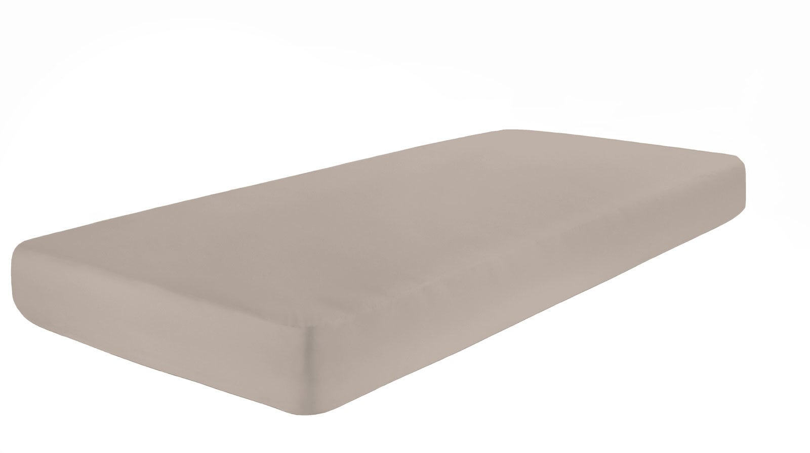 DORMISETTE Jersey-Spannbettlaken 90-100 x 200 cm basaltbraun
