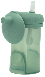Difrax Cup with Straw Non Spill Sage 1ST