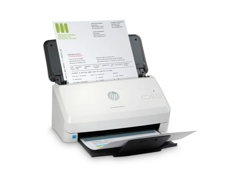 HP Scanjet Pro 2000 s2 Sheet-feed - Dokumentscanner - Duplex - 216 x 3100 mm - 600 dpi x 600 dpi - op til 35 ppm (mono) - ADF (50 ark) - op til 3500 scanninger pr. dag - USB 3.0