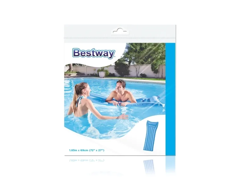 Bestway 44007, Blå, Grøn, Lyserød, Gul, Flydende madras, Vinyl, 690 mm, 1830 mm, 598 g