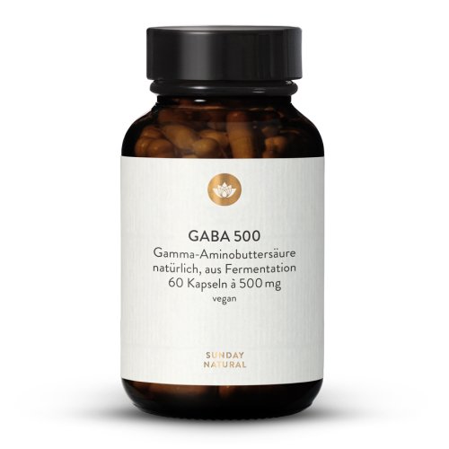 Sunday Natural Products  GABA 500 mgKapseln
