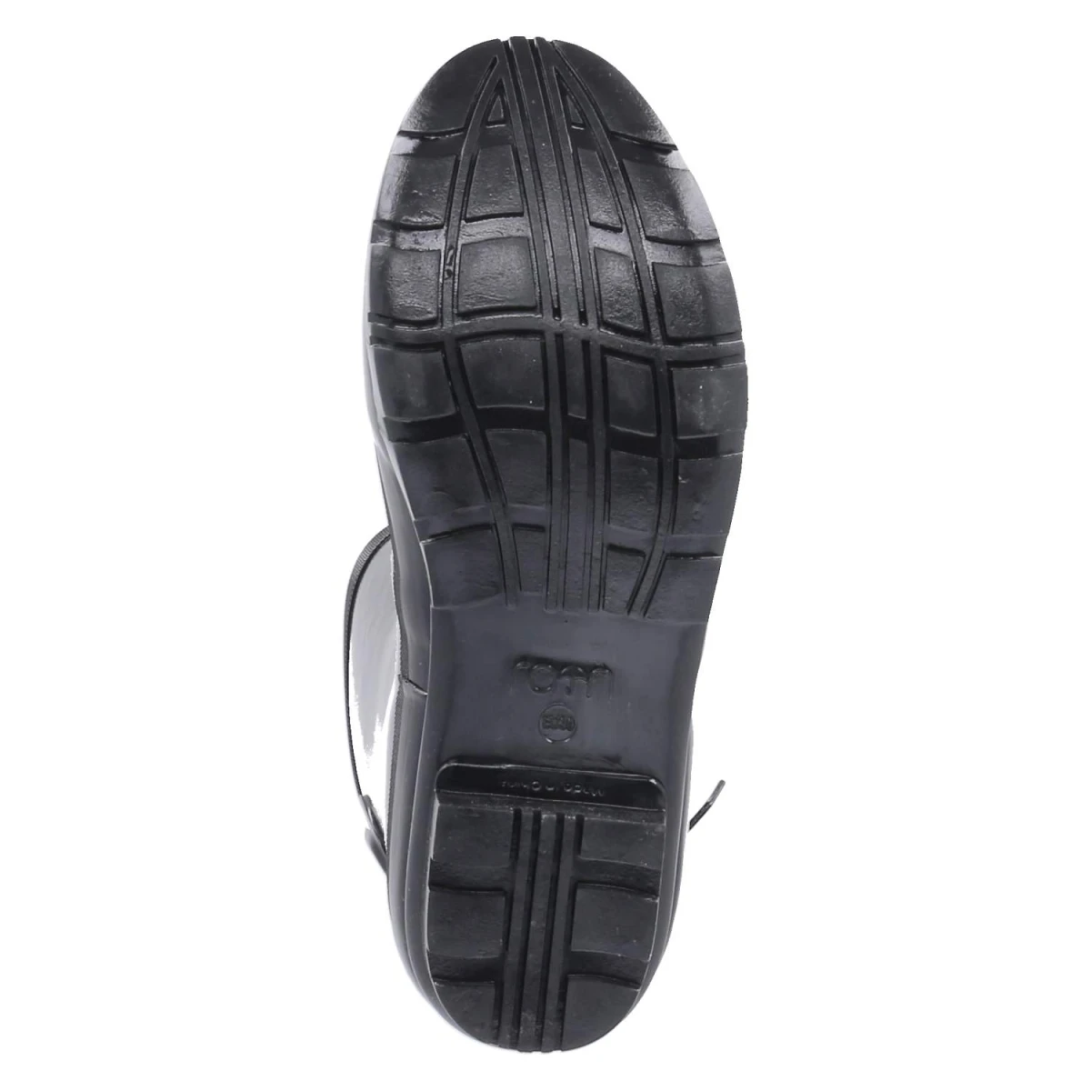 RajnGummistiefel GLOSSY - black-pink