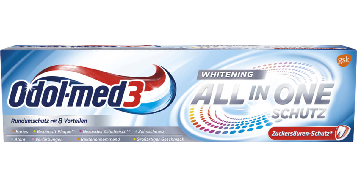 Odol-med3 Zahnpasta All In One Whitening