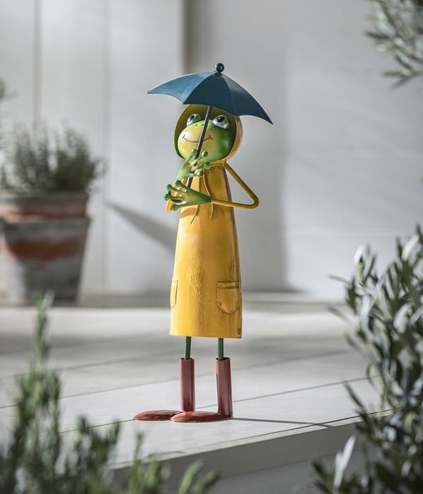 Dehner Eisen-Frosch mit Schirm