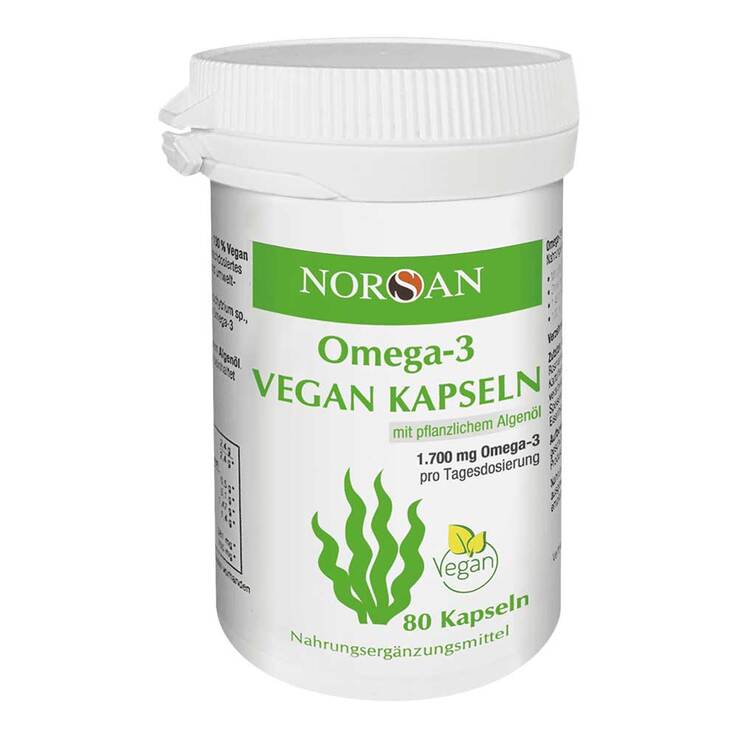 Norsan Omega-3 vegan Kapseln, 80 St