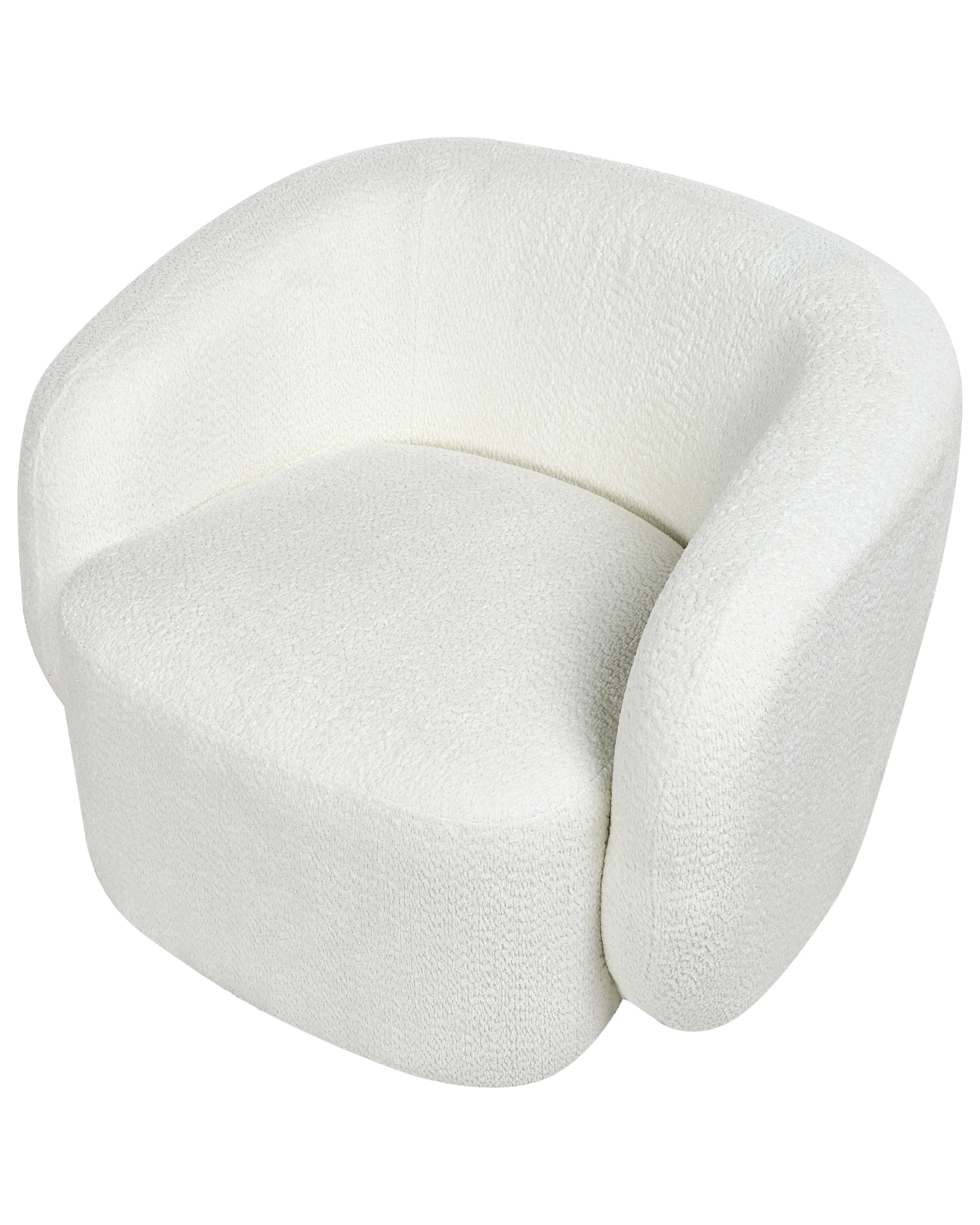 Draaifauteuil TORE Stof Gebroken wit