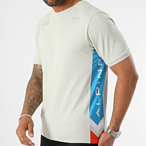 Tee Shirt Anser Pilot Alpine 361L3PW Gris Bleu Rouge