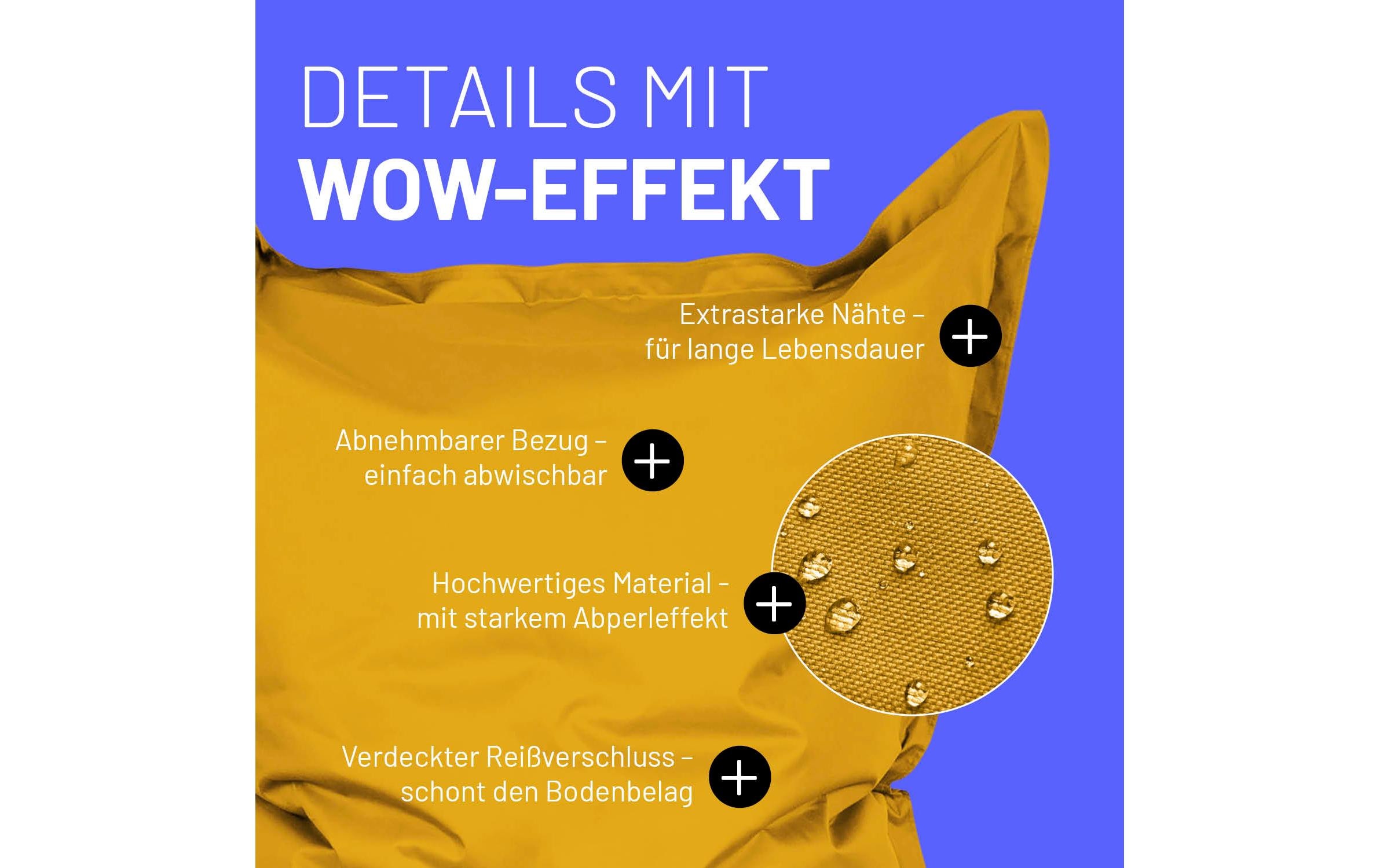 Lumaland Sitzsack »Classic XXL«