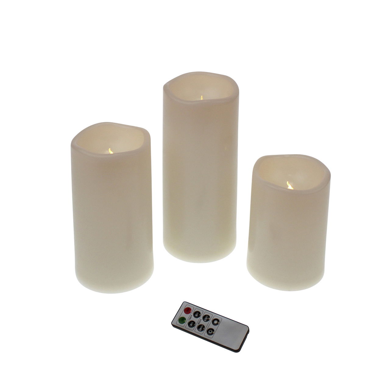 Werner-Voß LED-Outdoor-Kerzenset 3-tlg.