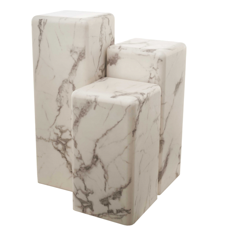 POLSPOTTEN Pillar Marble pilaar large wit
