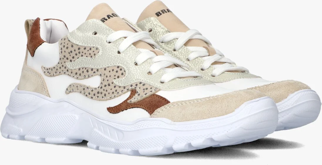 BRAQEEZ beige braqeez lage sneakers rian run