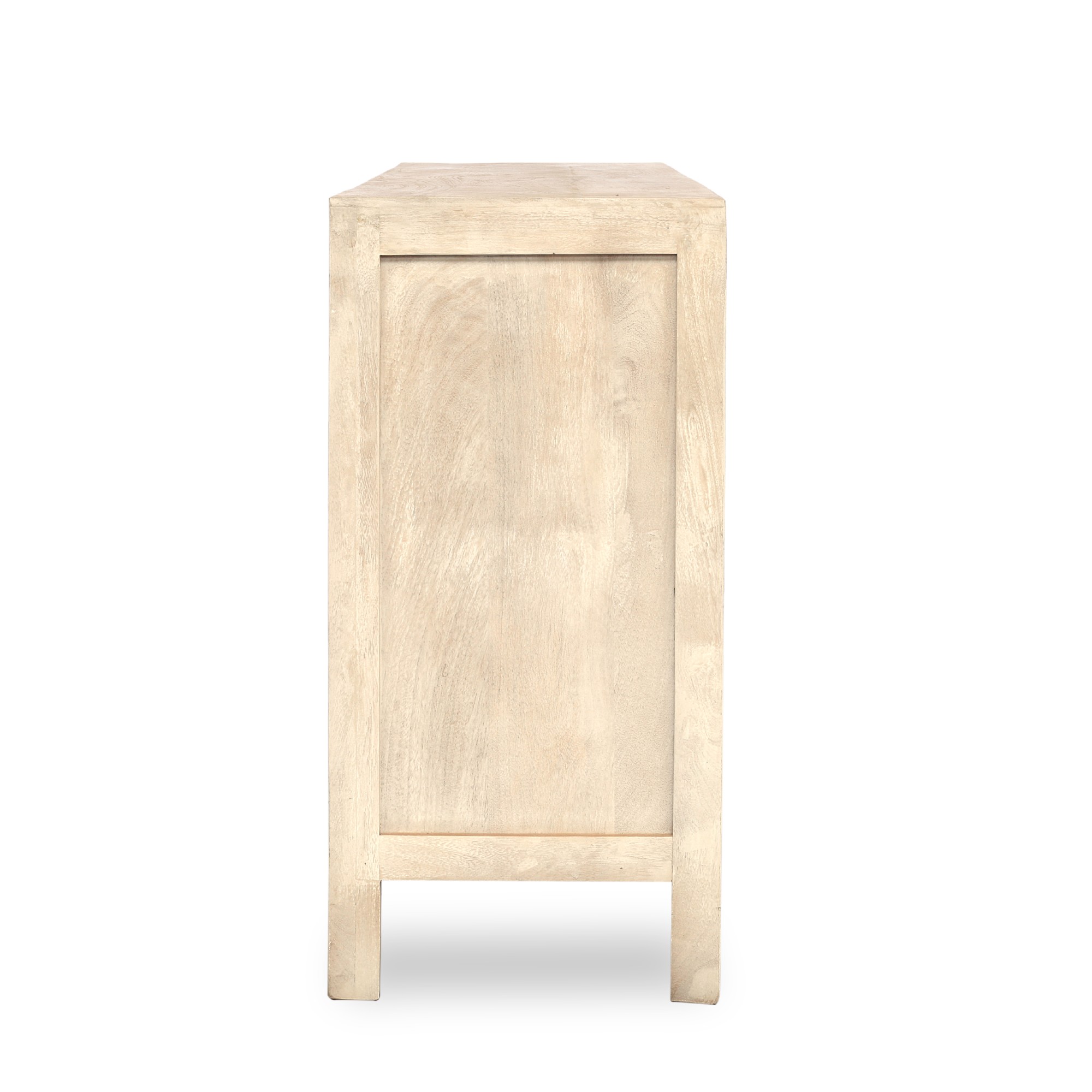 Sideboard 'Doubelle', weiß, B 130 cm, H 90 cm, L 40 cm von fischer's lagerhaus