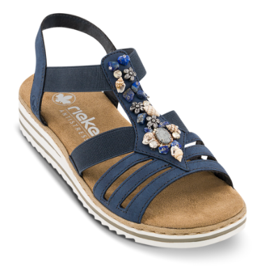 Rieker Sandal Blå V0649-14