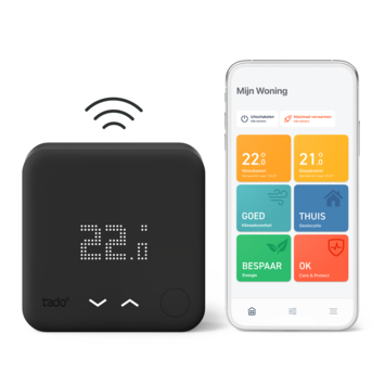 Tado Starters Kit Thermostaat V3+ Draadloos Zwart