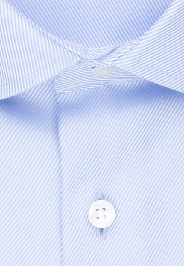 Seidensticker Business Shirt Slim Long sleeve Kent-Collar Uni Blue