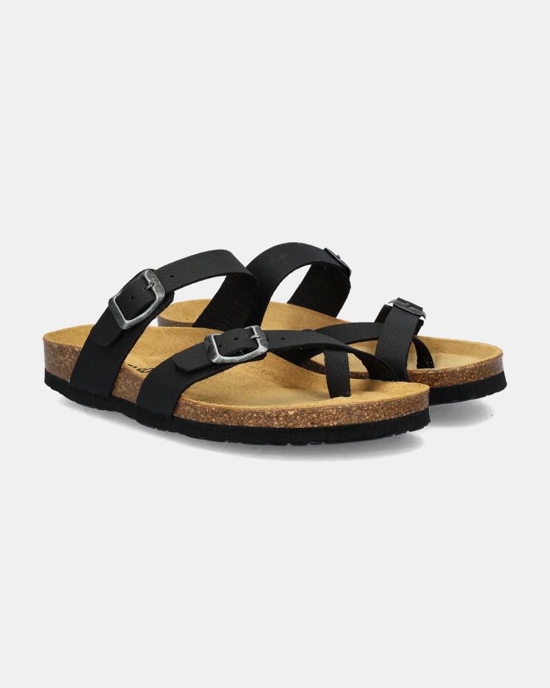 Nelson Slippers  - zwart