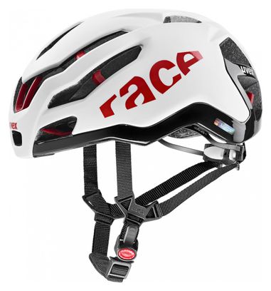 Casque UVEX Race 9 Blanc / Rouge