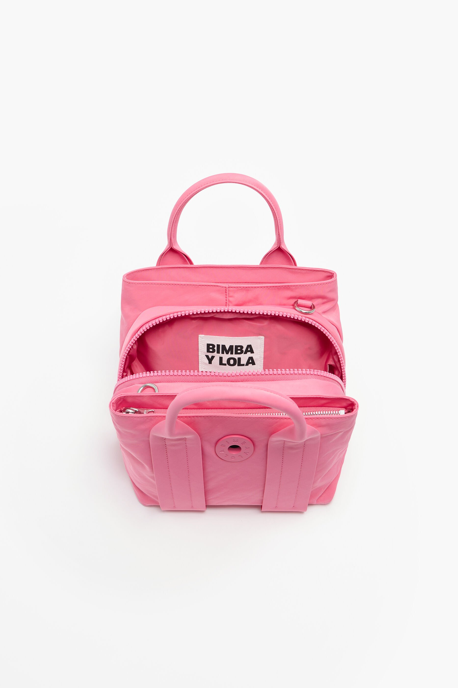 Bolsa de lona rosa (tamanho)