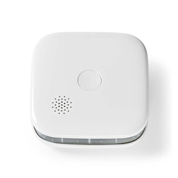 Nedis SmartLife Røykvarsler | Wi-Fi | Batteri drevet | Sensorlivssyklus: 10 år | EN 14604 | Maks. batteri levetid: 24 Måned | 85 dB | Hvit | 1 stk