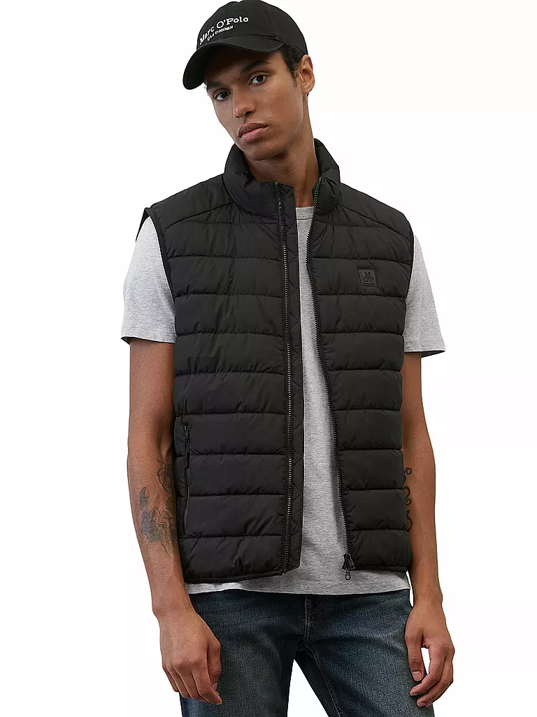 MARC O'POLO Steppgilet schwarz