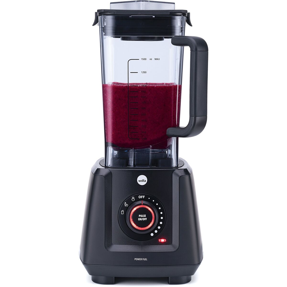 PowerFuel PB2B-1200 blender, matt svart