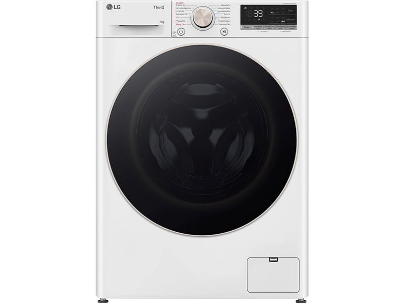 LG Waschmaschine F4WR709G Links Frontloader mit 9 kg Ladekapazität