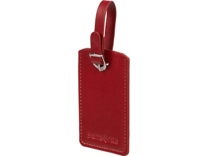 Samsonite G.T. Rectangle Luggage Tag 2 Stück, Rot Gepäckanhänger