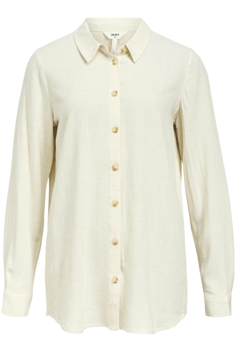 Object beige dames blouse