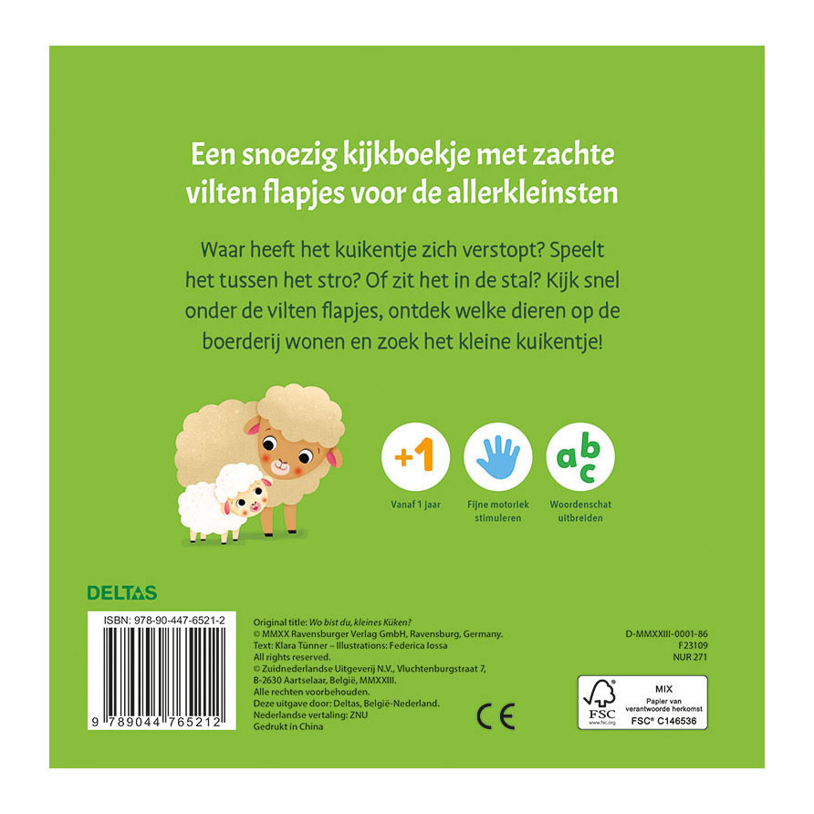 Waar Is het Kuikentje? Flapjesboek