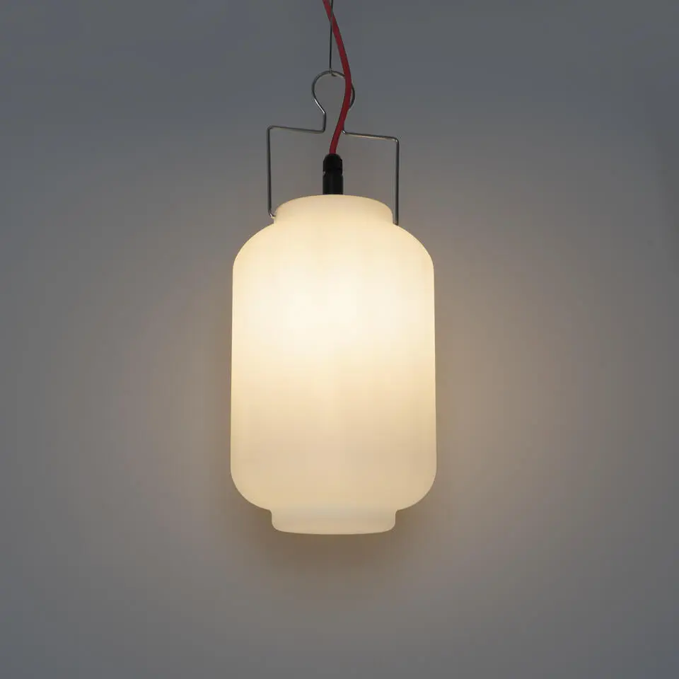 Qazqa hanglampen buiten pion wit e27