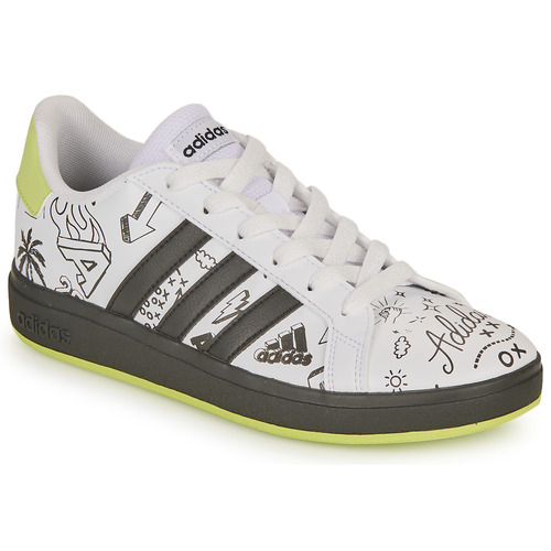 Adidas Sportswear - GRAND COURT 2.0 K - Blanc / Noir