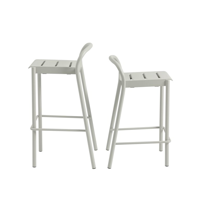 Muuto Linear Steel barkruk 65 Dark Green