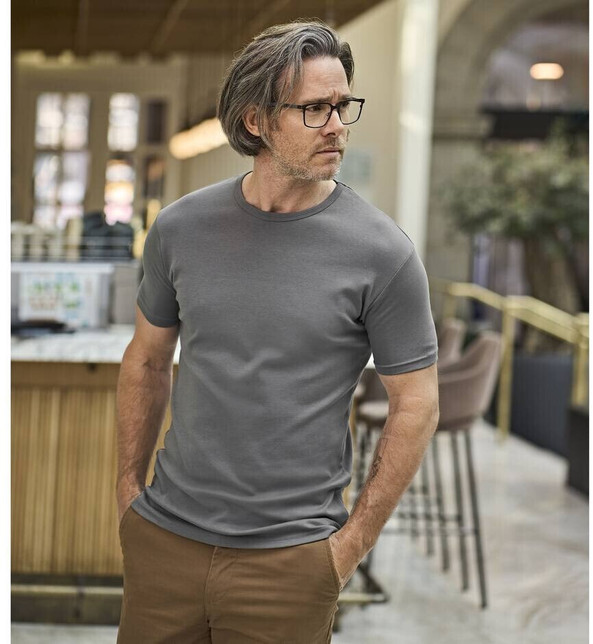 TEE JAYS TJ520 - T-shirt Élégant Homme en Coton Confortable