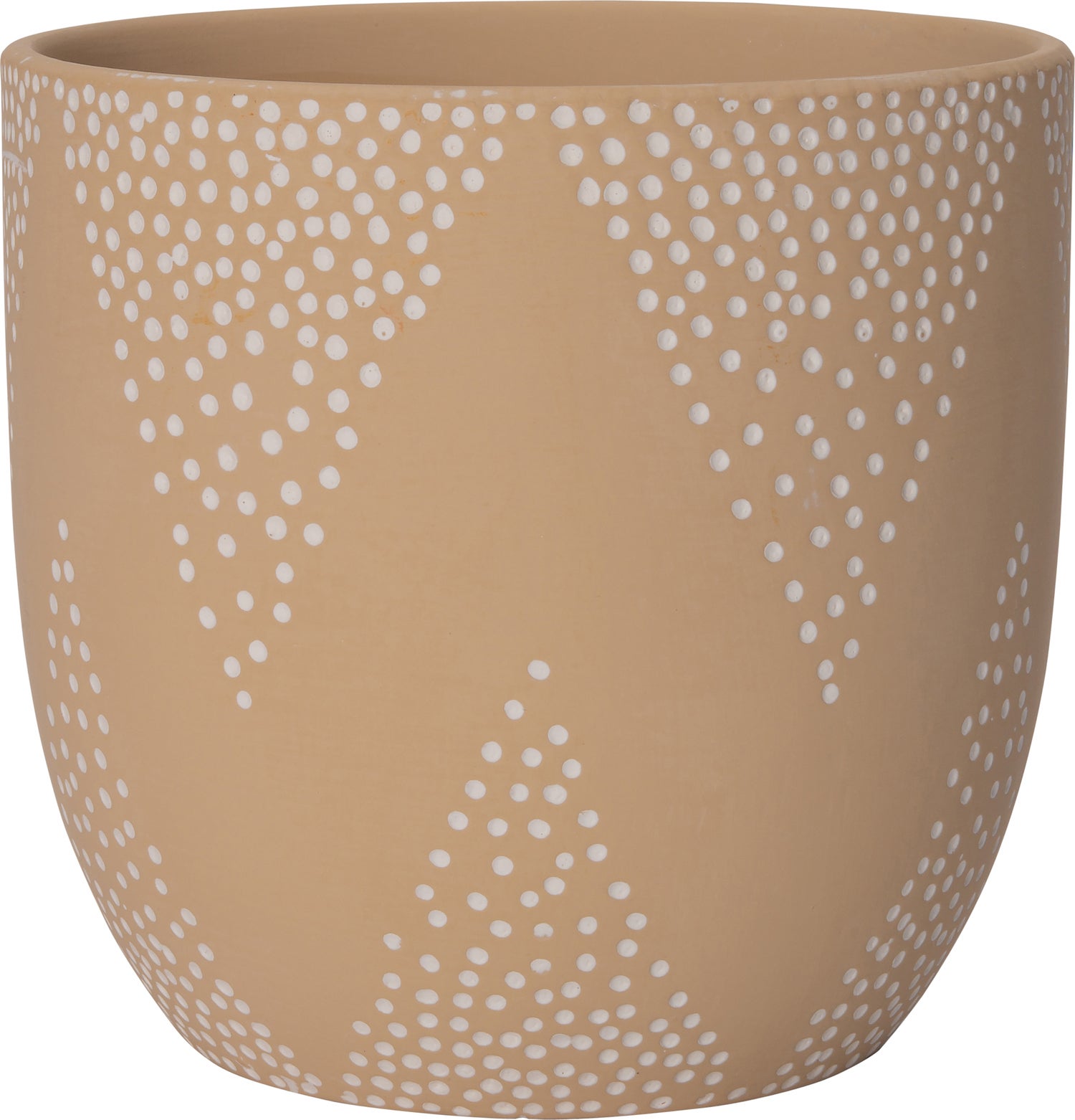 Intratuin bloempot Ids crème D 13,5 H 12,5 cm