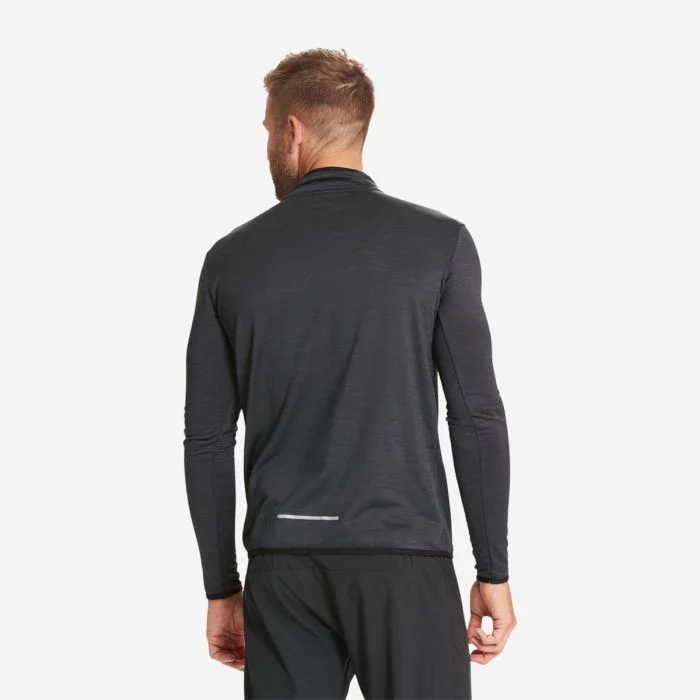 Endurance Herre Trøjer Waffle Melange Midlayer Sort