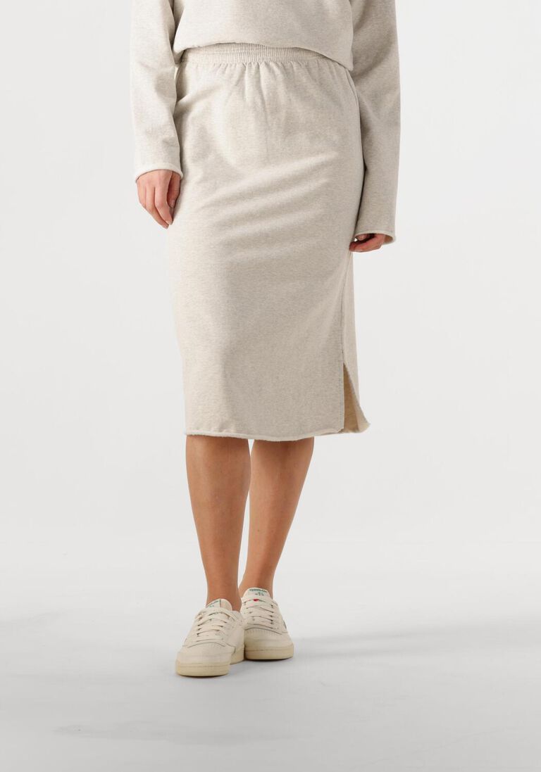 beige penn & ink midirok skirt