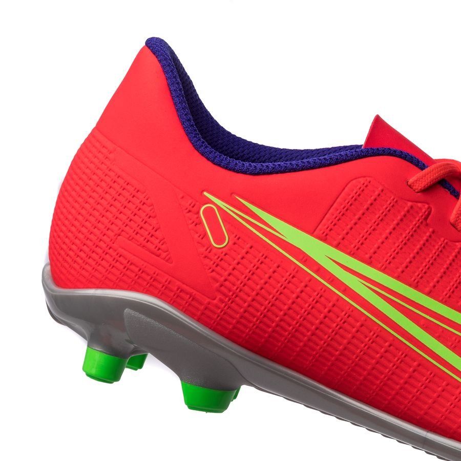 Nike Mercurial Vapor 14 Club MG Spectrum - Rouge/Argenté Enfant