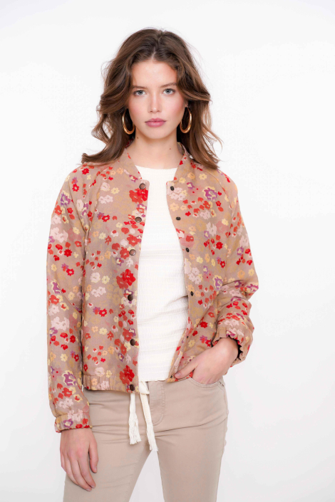Geisha taupe dames vest