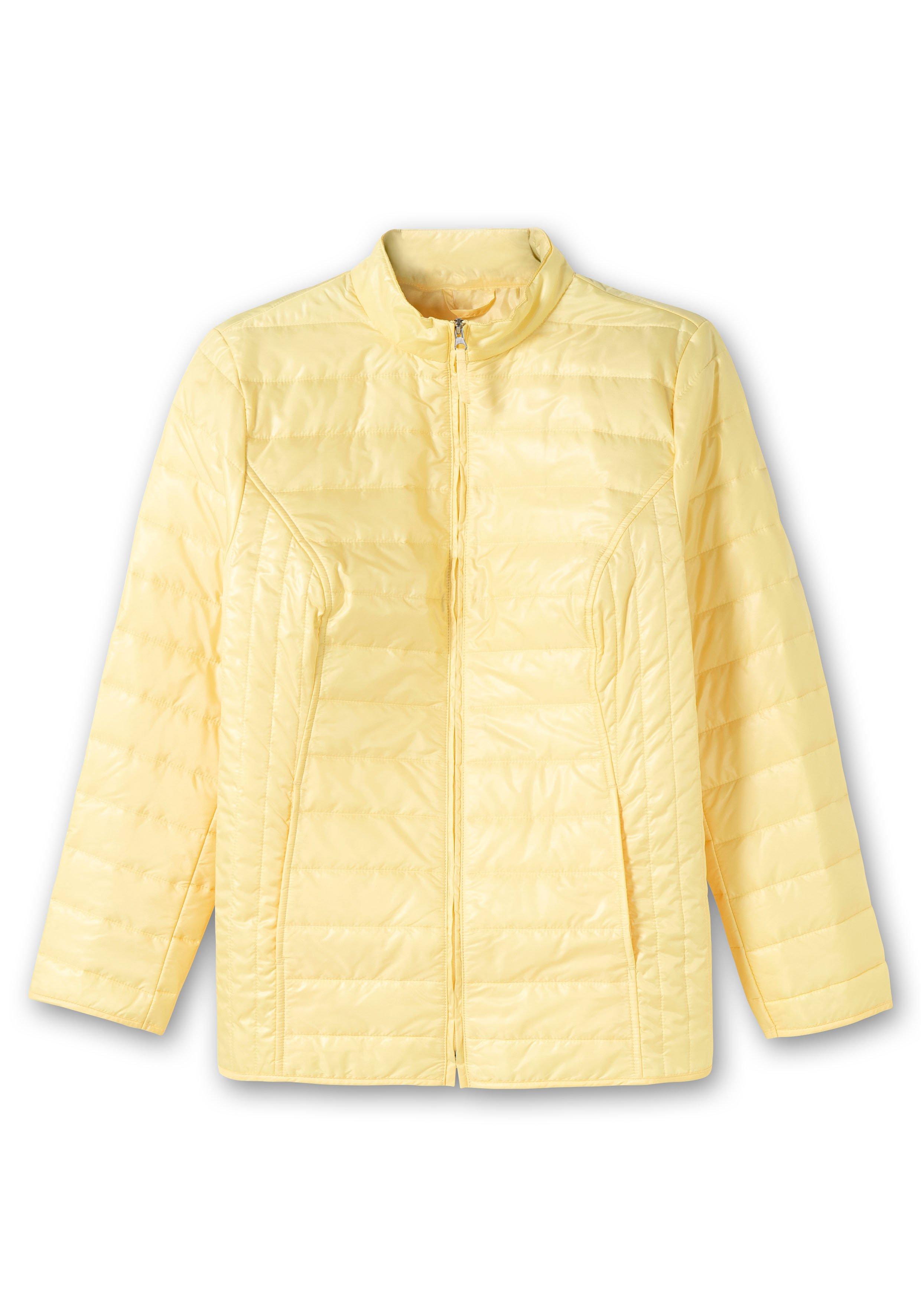 Leicht wattierte Steppjacke mit Stehkragen