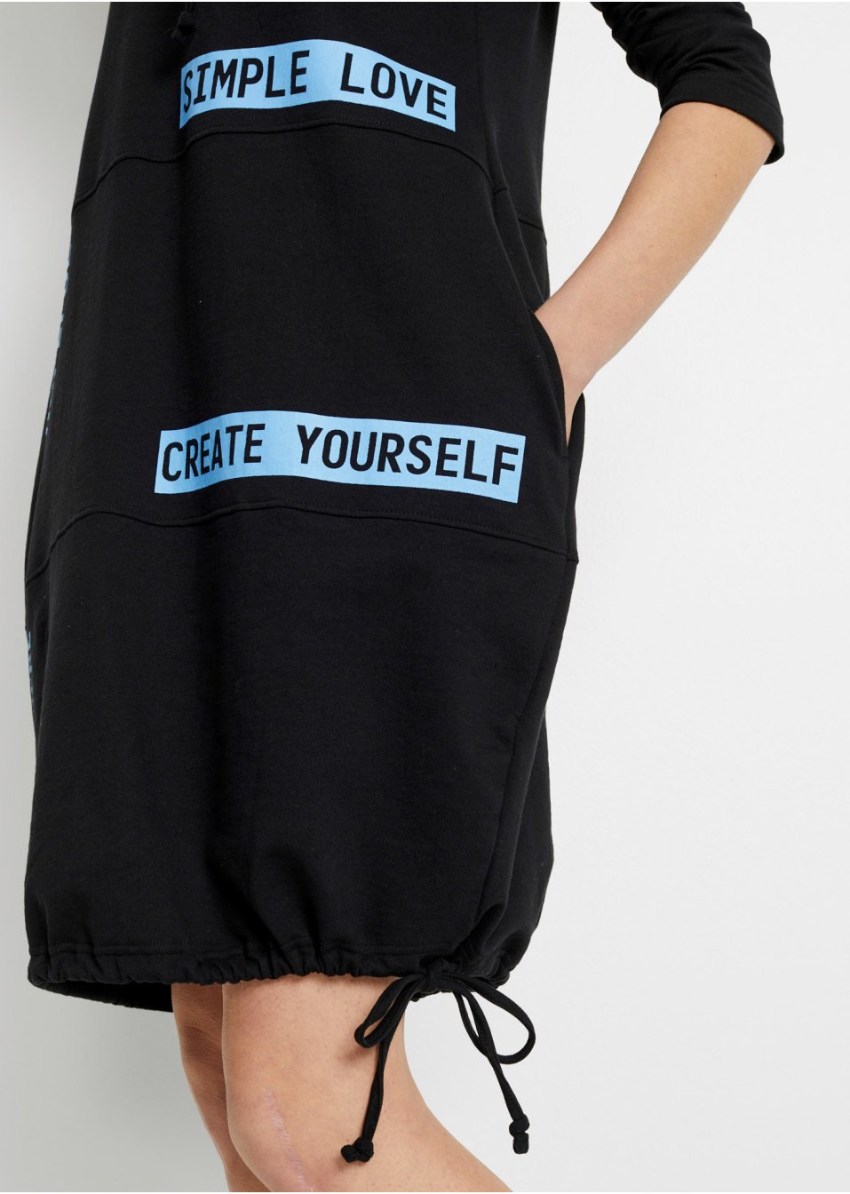 Robe sweat forme en O