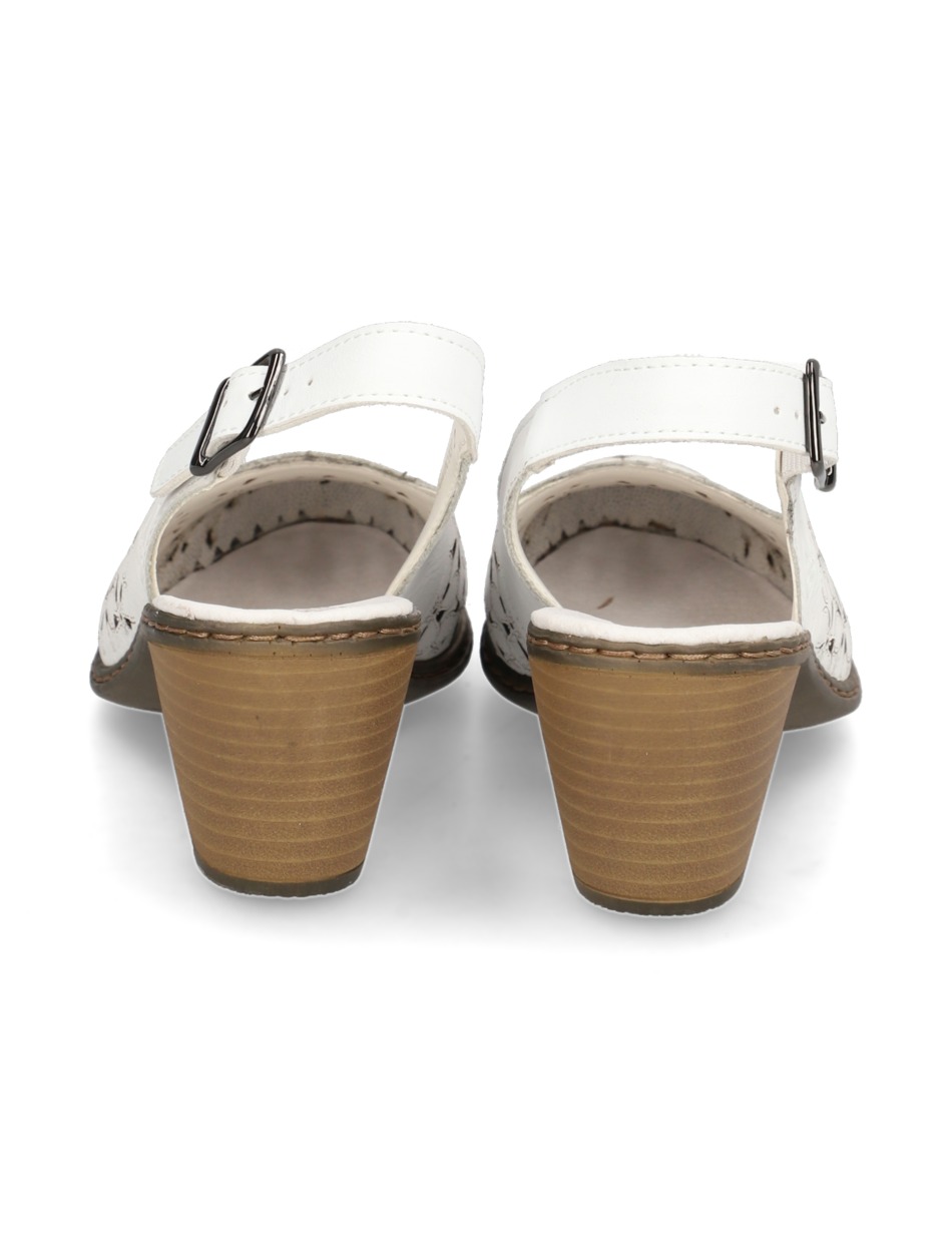 Glattleder Slingpumps