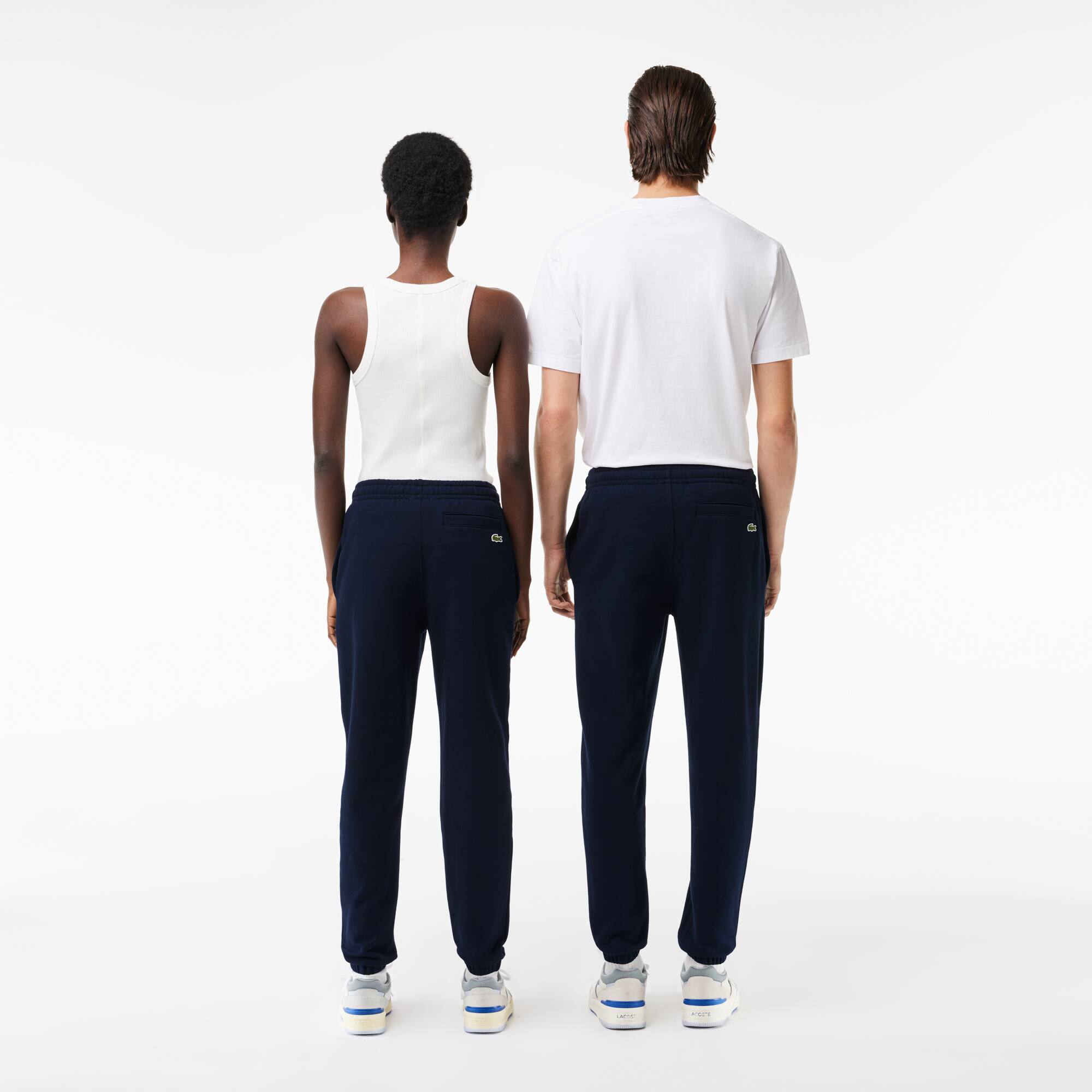 Jogginghose mit Signatur-Aufdruck Trainingshosen - Blau - Lacoste - Unisex