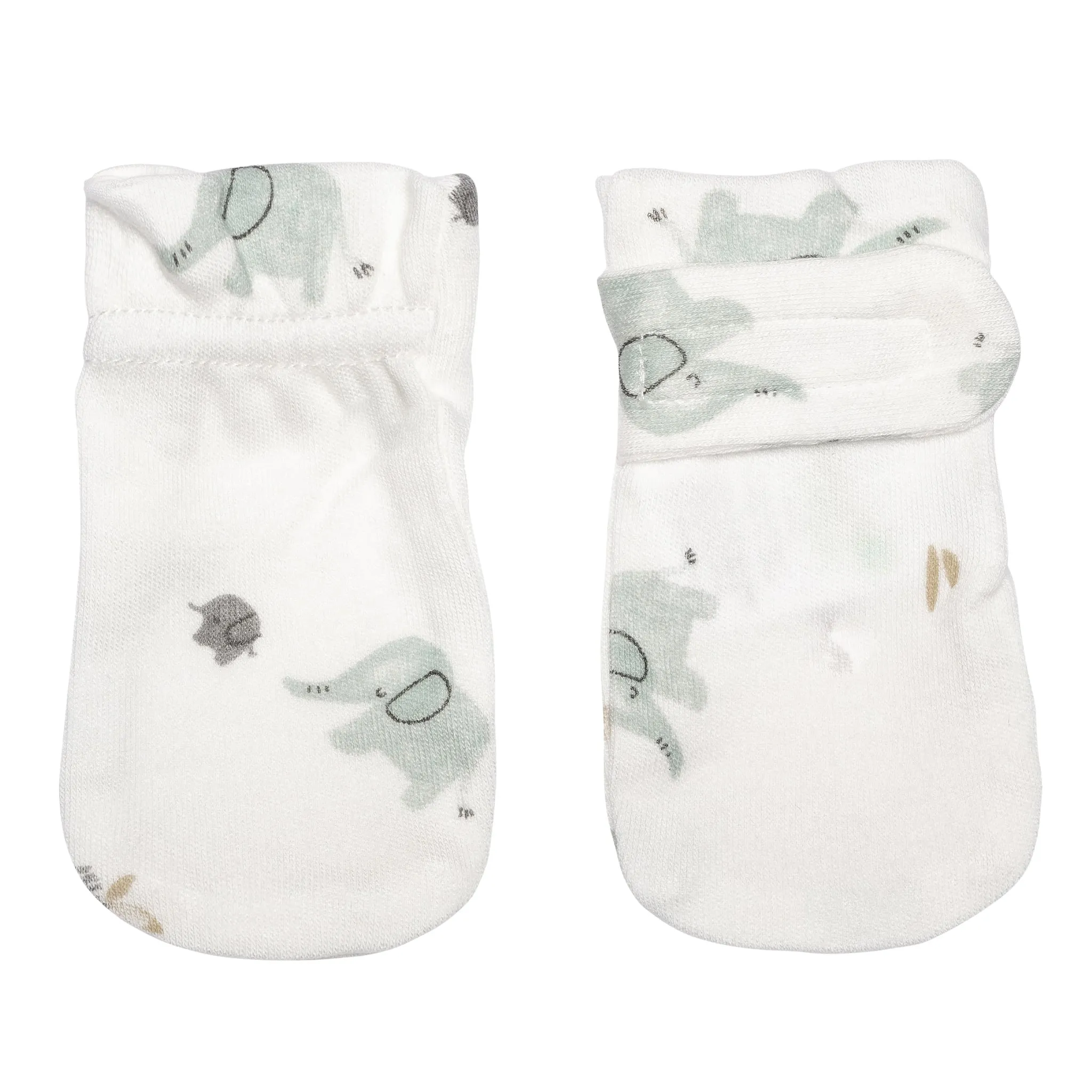 Perlimpinpin Mitaines Bambou - Éléphants