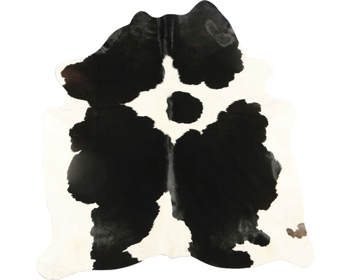 Koeienhuid, zwart-wit, ca. 210x190 cm