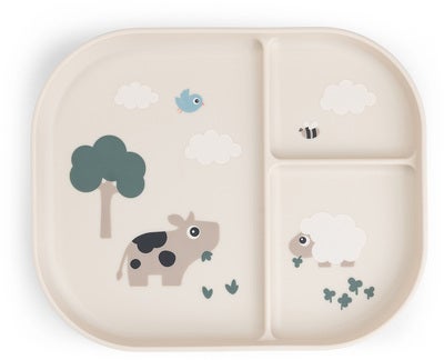 Done By Deer Tiny Farm Foodie Tallerken Delt, Sand