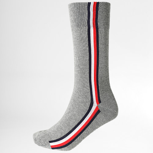 Lot De 2 Paires De Chaussettes 0001 Bleu Marine Gris Chiné