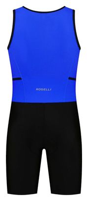 Combinaison de Triathlon Manches Courtes Rogelli Florida Bleu/Noir