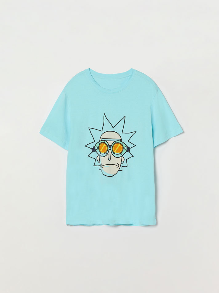 Pijama estampado Ric© &™Morty © &™ñ Cartoon Network - Azul Claro