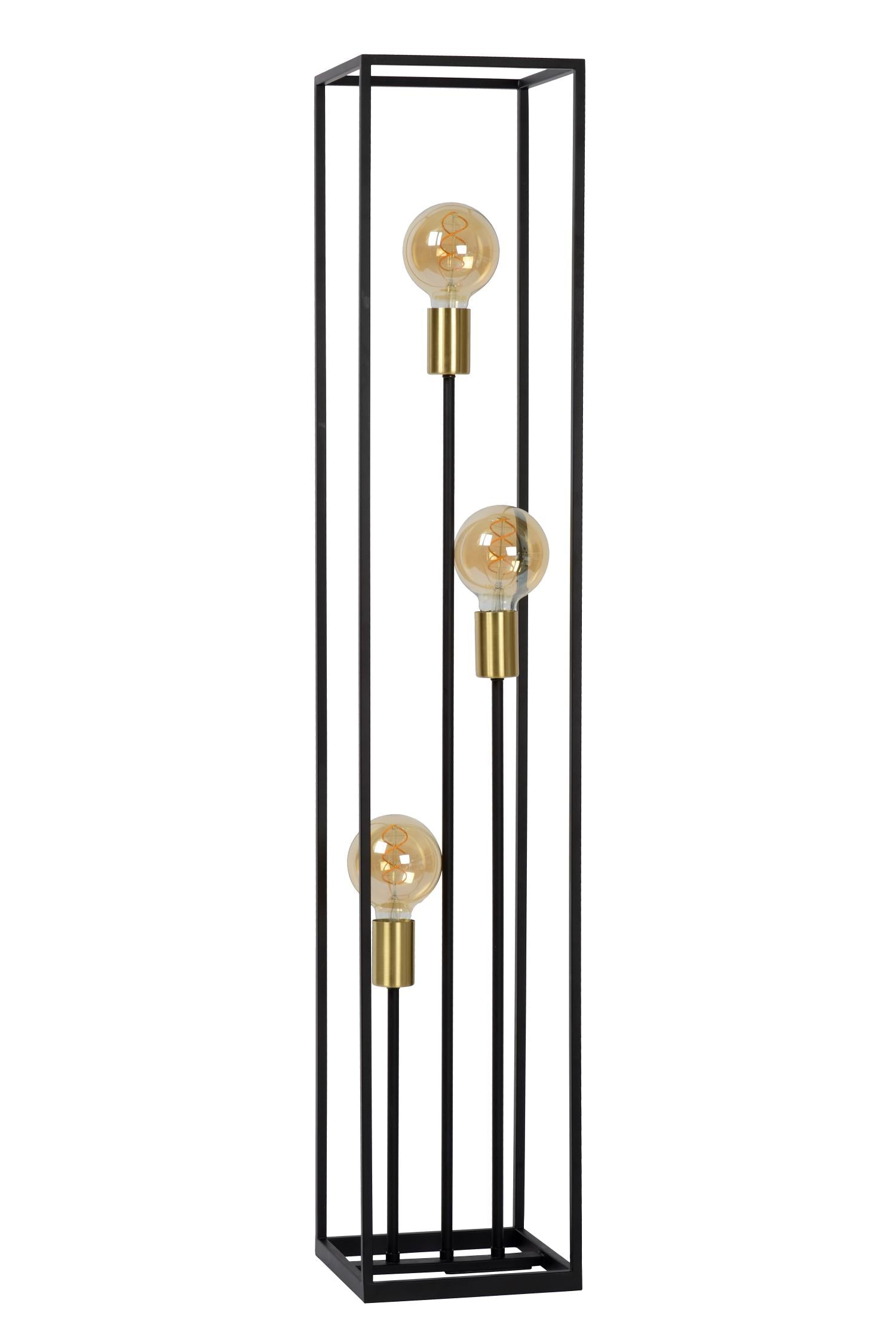 Lucide RUBEN Vloerlamp - Zwart