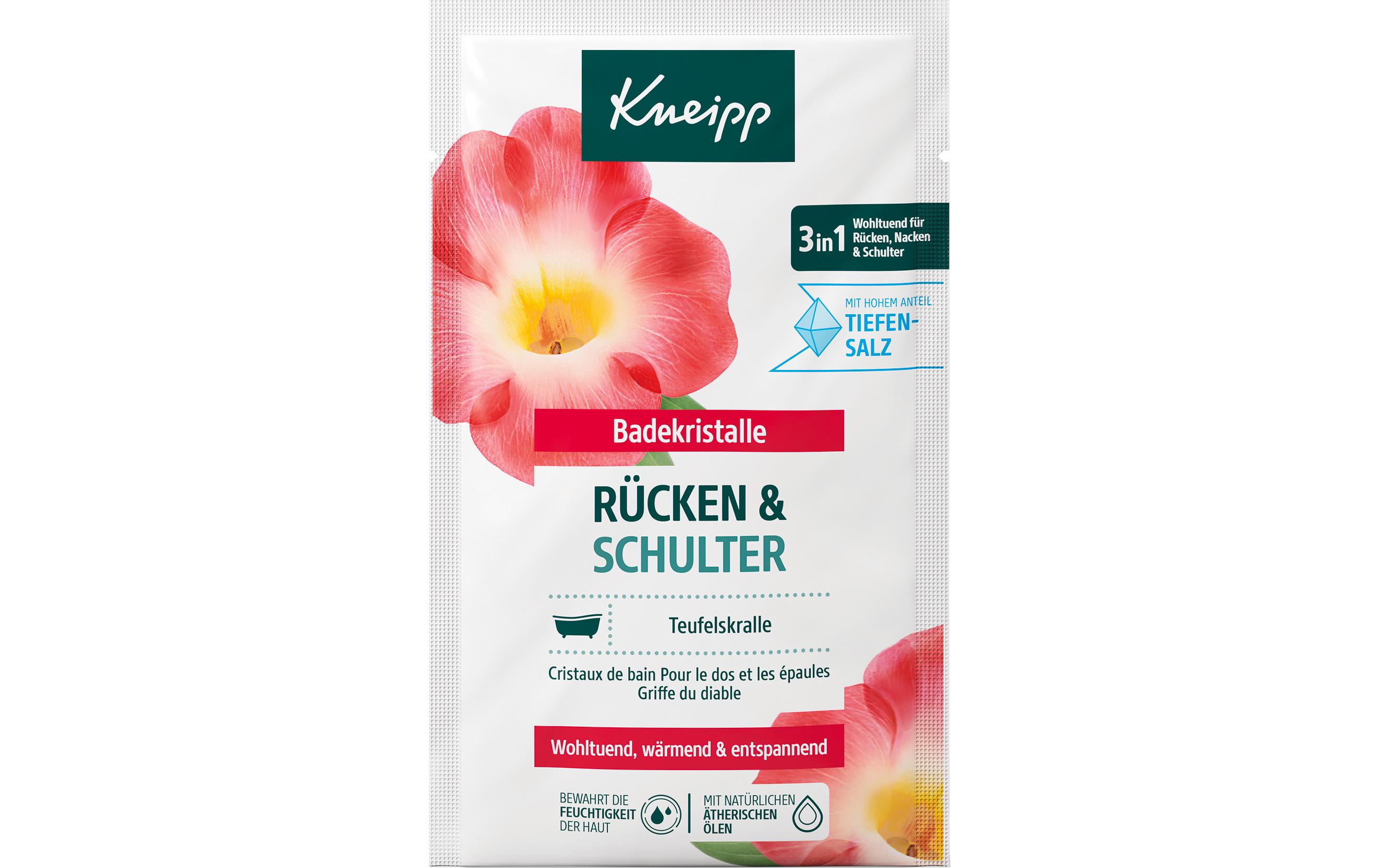 Badekristalle Rücken Wohl 60 g1 StückNatürlicher Badezusatz durchwärmt den ganzen Körper